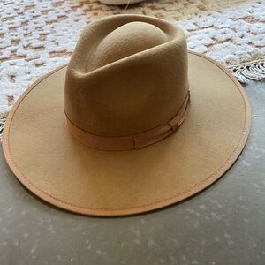 Brixton Tan full brim Hat